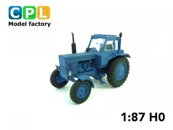 Traktor Belaruss MTS-80L kleine Kabine blau Bj 1982